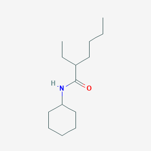 molecular formula C14H27NO B312196 N-cyclohexyl-2-ethylhexanamide 