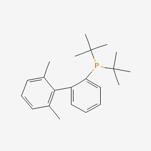 molecular formula C22H31P B3121985 2-(Di-tert-butylphosphino)-2',6'-dimethylbiphenyl CAS No. 298205-47-7