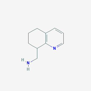 molecular formula C10H14N2 B3122004 (5,6,7,8-Tetrahydroquinolin-8-yl)methanamine CAS No. 298680-94-1
