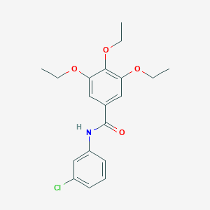 N-(3-chlorophenyl)-3,4,5-triethoxybenzamide