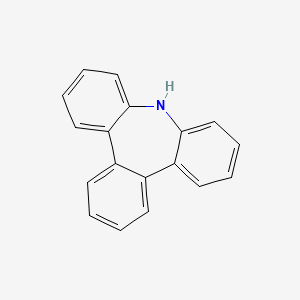 molecular formula C18H13N B3122018 9H-Tribenzo[b,d,f]azepine CAS No. 29875-73-8
