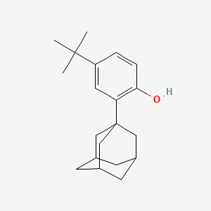 molecular formula C20H28O B3122020 2-金刚烷基-4-叔丁基苯酚 CAS No. 29912-44-5
