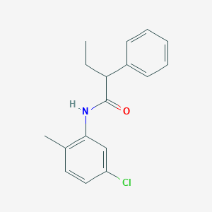 molecular formula C17H18ClNO B312203 N-(5-chloro-2-methylphenyl)-2-phenylbutanamide 