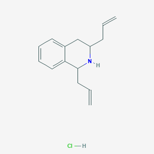 molecular formula C15H20ClN B3122047 1,3-Diallyl-1,2,3,4-tetrahydroisoquinoline hydrochloride CAS No. 299435-69-1