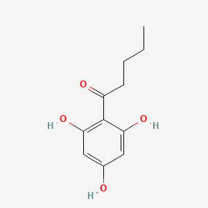molecular formula C11H14O4 B3122081 1-(2,4,6-三羟基苯基)戊烷-1-酮 CAS No. 2999-18-0