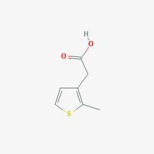 molecular formula C7H8O2S B3122117 （2-甲基-噻吩-3-基）-乙酸 CAS No. 30012-01-2