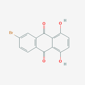 molecular formula C14H7BrO4 B3122125 6-Bromo-1,4-dihydroxyanthracene-9,10-dione CAS No. 300404-52-8