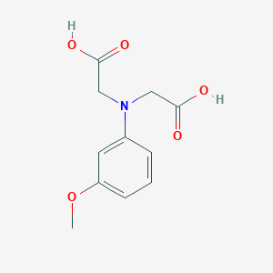 molecular formula C11H13NO5 B3122131 N-(carboxymethyl)-N-(3-methoxyphenyl)glycine CAS No. 30042-66-1
