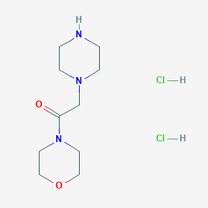 1-Morpholino-2-(piperazin-1-yl)ethanone (dihydrochloride)