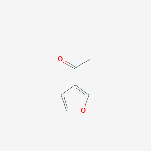 molecular formula C7H8O2 B3122175 1-(呋喃-3-基)丙-1-酮 CAS No. 30078-67-2