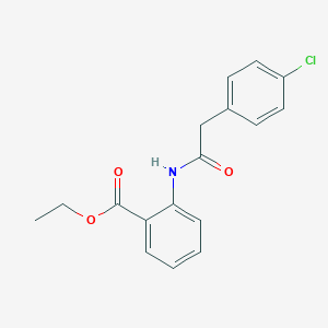 Ethyl2-{[(4-chlorophenyl)acetyl]amino}benzoate