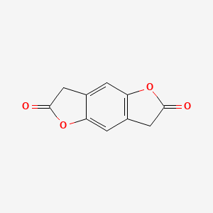 molecular formula C10H6O4 B3122267 3,7-二氢苯并[1,2-b:4,5-b']二呋喃-2,6-二酮 CAS No. 30272-74-3