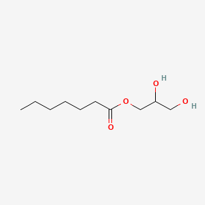 molecular formula C10H20O4 B3122289 Glycerol 1-heptanoate CAS No. 3030-30-6