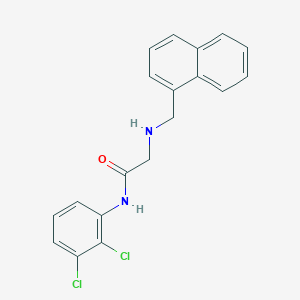 molecular formula C19H16Cl2N2O B3122323 N-(2,3-二氯苯基)-2-(萘-1-基甲基氨基)乙酰胺 CAS No. 303091-16-9