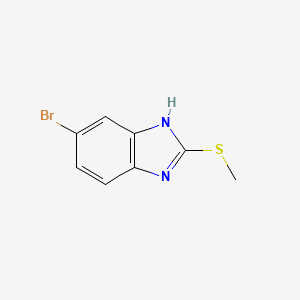 molecular formula C8H7BrN2S B3122350 6-bromo-2-methylsulfanyl-1H-benzimidazole CAS No. 303140-06-9