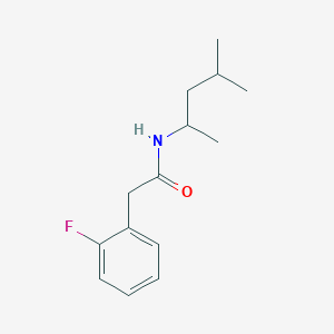 N-(1,3-dimethylbutyl)-2-(2-fluorophenyl)acetamide
