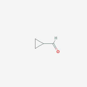 molecular formula C4H6O B031225 环丙烷甲醛 CAS No. 1489-69-6