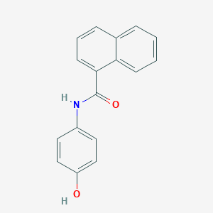 molecular formula C17H13NO2 B312252 N-(4-hydroxyphenyl)-1-naphthamide 