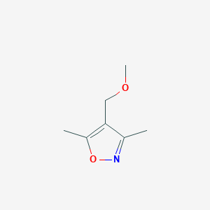 molecular formula C7H11NO2 B3122797 4-(Methoxymethyl)-3,5-dimethylisoxazole CAS No. 303985-53-7