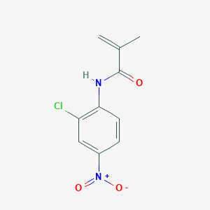 molecular formula C10H9ClN2O3 B3122807 N-(2-氯-4-硝基苯基)-2-甲基丙烯酰胺 CAS No. 303985-92-4