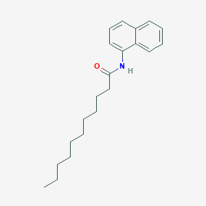 molecular formula C21H29NO B312285 N-(1-naphthyl)undecanamide 