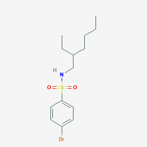 molecular formula C14H22BrNO2S B312287 4-bromo-N-(2-ethylhexyl)benzenesulfonamide 