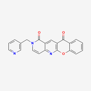 2-(3-pyridinylmethyl)-1H-chromeno[2,3-b][1,6]naphthyridine-1,11(2H)-dione