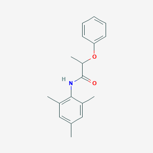 molecular formula C18H21NO2 B312299 N-mesityl-2-phenoxypropanamide 
