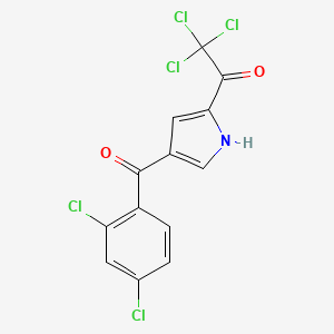 2,2,2-trichloro-1-[4-(2,4-dichlorobenzoyl)-1H-pyrrol-2-yl]-1-ethanone