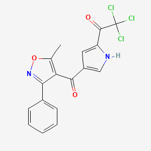 2,2,2-trichloro-1-{4-[(5-methyl-3-phenyl-4-isoxazolyl)carbonyl]-1H-pyrrol-2-yl}-1-ethanone