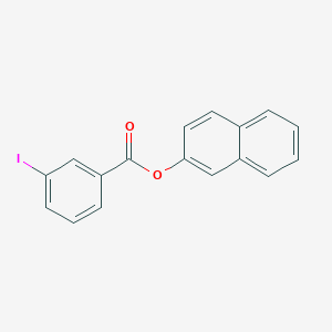 molecular formula C17H11IO2 B312304 2-Naphthyl 3-iodobenzoate 