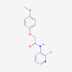 molecular formula C14H13ClN2O3 B312306 N-(2-chloropyridin-3-yl)-2-(4-methoxyphenoxy)acetamide 