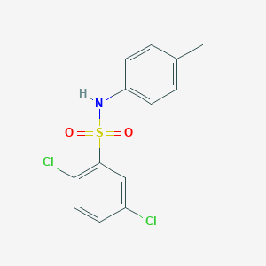 molecular formula C13H11Cl2NO2S B312308 2,5-dichloro-N-(4-methylphenyl)benzenesulfonamide 