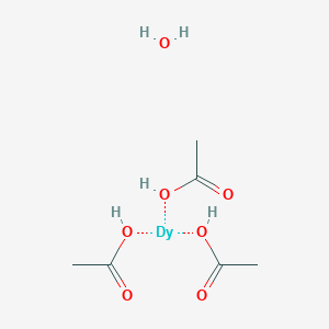molecular formula C6H14DyO7 B3123129 Dysprosium(III) acetate hydrate CAS No. 304675-49-8