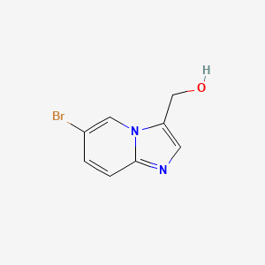 molecular formula C8H7BrN2O B3123151 (6-Bromoimidazo[1,2-a]pyridin-3-yl)methanol CAS No. 30489-47-5