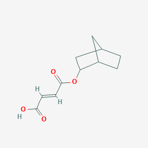 molecular formula C11H14O4 B3123219 (2E)-4-(bicyclo[2.2.1]hept-2-yloxy)-4-oxobut-2-enoic acid CAS No. 306293-71-0