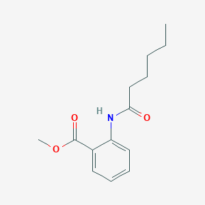 molecular formula C14H19NO3 B312322 Methyl2-(hexanoylamino)benzoate 