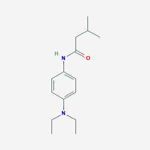 molecular formula C15H24N2O B312324 N-[4-(diethylamino)phenyl]-3-methylbutanamide 