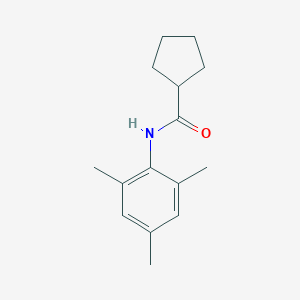 molecular formula C15H21NO B312327 N-(2,4,6-trimethylphenyl)cyclopentanecarboxamide 