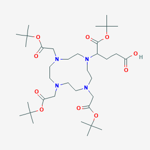 molecular formula C35H64N4O10 B3123273 DOTA-GA(tBu)4 CAS No. 306776-79-4