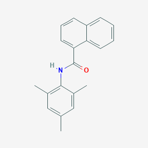 molecular formula C20H19NO B312338 N-mesityl-1-naphthamide 
