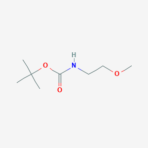 molecular formula C8H17NO3 B3123432 叔丁基N-(2-甲氧基乙基)氨基甲酸酯 CAS No. 30751-70-3