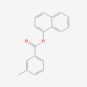 molecular formula C18H14O2 B312344 1-Naphthyl 3-methylbenzoate 