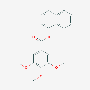 molecular formula C20H18O5 B312345 Naphthalen-1-yl 3,4,5-trimethoxybenzoate 