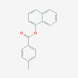 molecular formula C18H14O2 B312348 1-Naphthyl 4-methylbenzoate 
