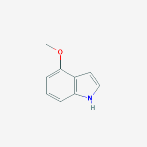 molecular formula C9H9NO B031235 4-甲氧基吲哚 CAS No. 4837-90-5