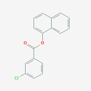 molecular formula C17H11ClO2 B312351 1-Naphthyl 3-chlorobenzoate 