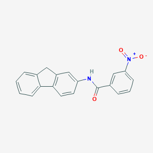 molecular formula C20H14N2O3 B312352 N-(9H-fluoren-2-yl)-3-nitrobenzamide 