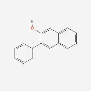 molecular formula C16H12O B3123533 2-Hydroxy-3-phenylnaphthalene CAS No. 30889-48-6