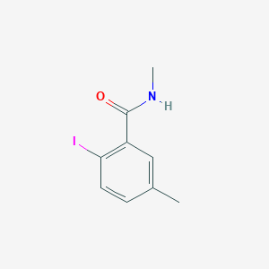 molecular formula C9H10INO B3123540 2-iodo-N,5-dimethylbenzamide CAS No. 309253-38-1